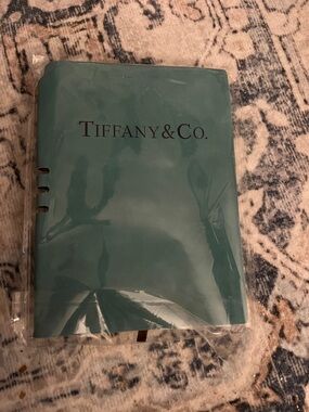 Tiffany & Co. Teal  Notebook and Pen